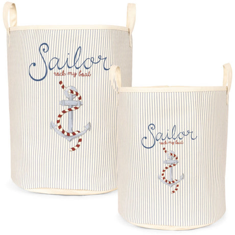 Konges Sløjd Sailor Stripe Toy Storage Bags Set
