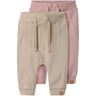 Name It Pure Cashmere Pack W. Deauville Mauve Nbntakki 2P Sweat Pants Noos