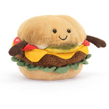 Jellycat Fastfood, Amuseables Burger, 11 Cm