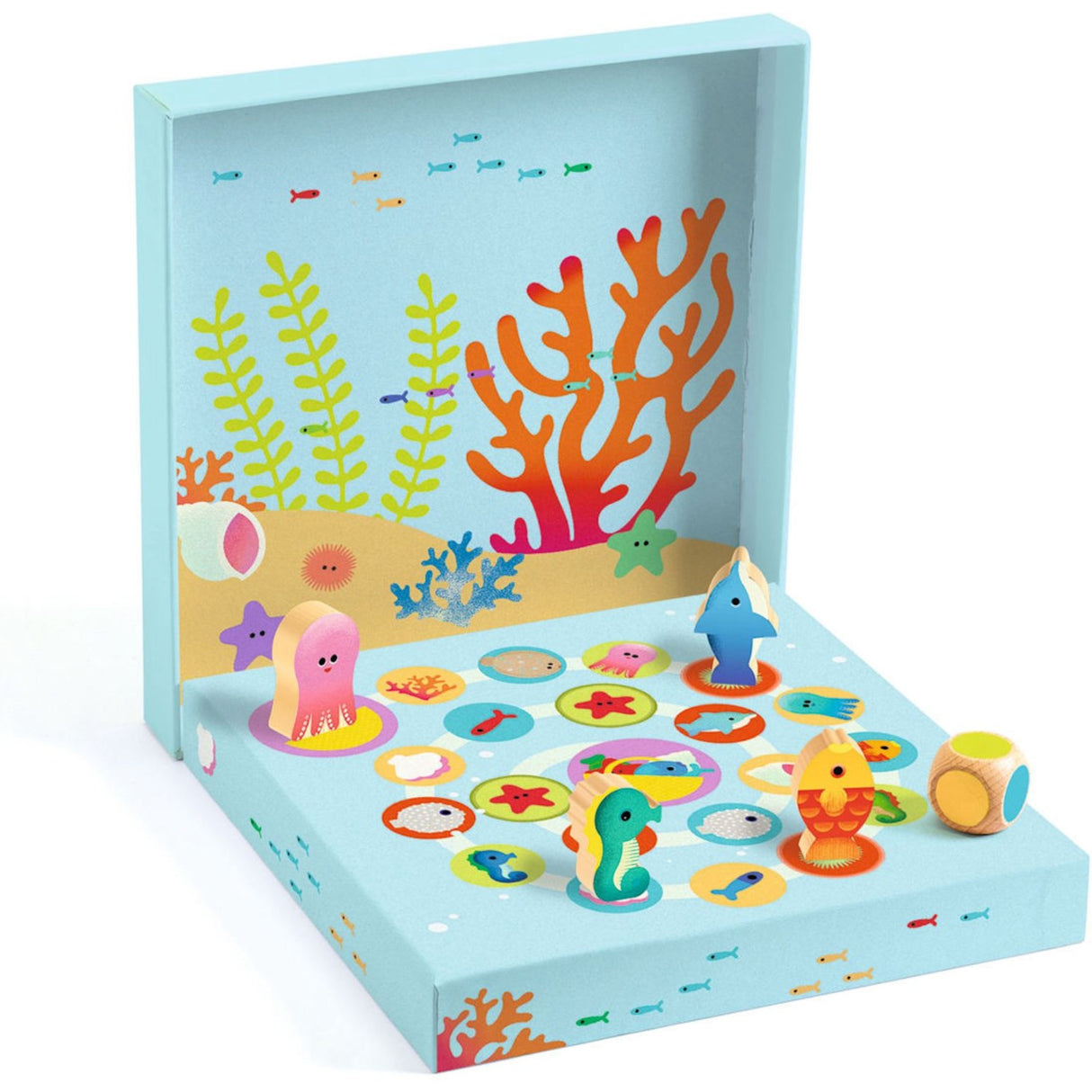 Djeco 나무 견습 게임, Ludo Sea 4 게임