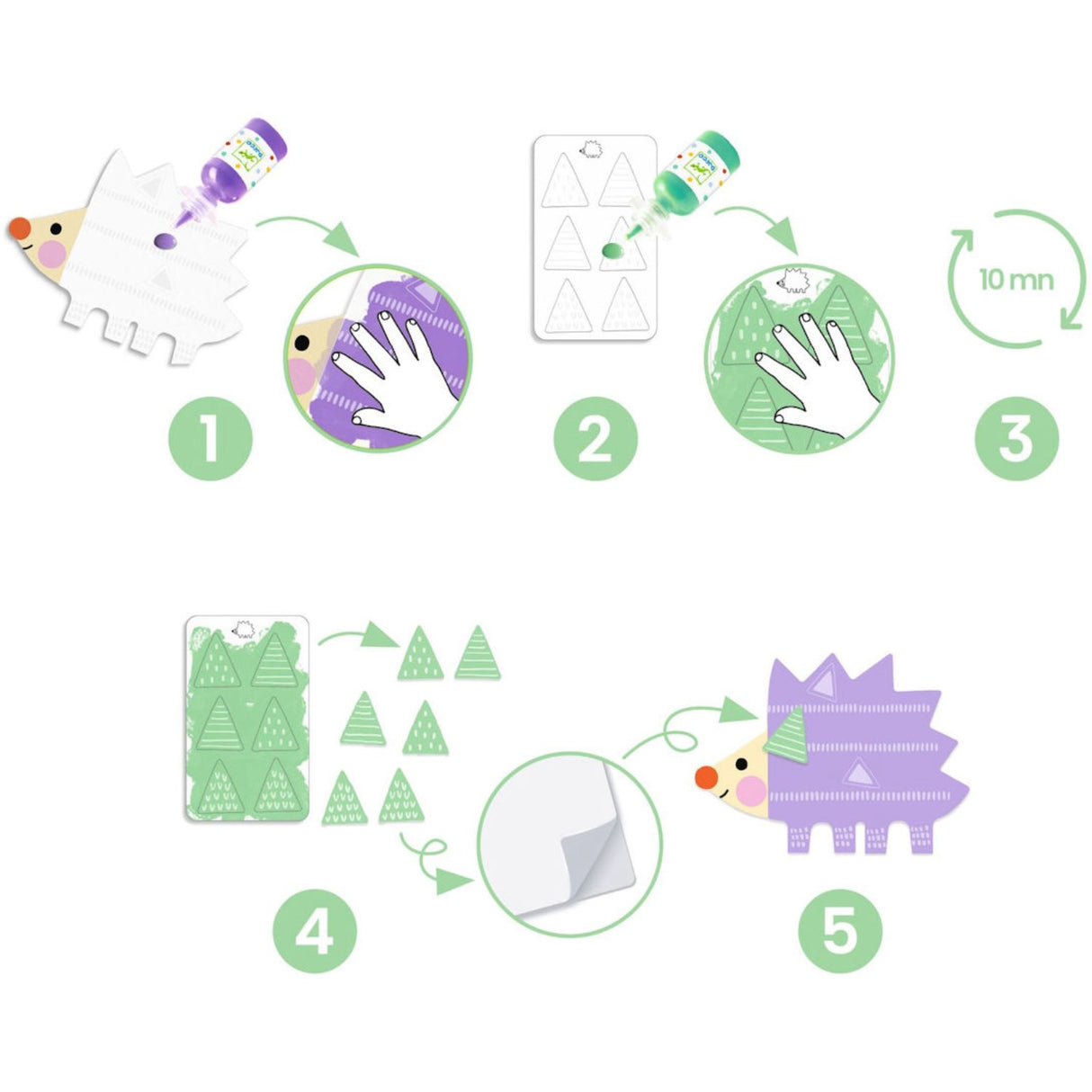 Djeco Creative Painting, 작은 모양