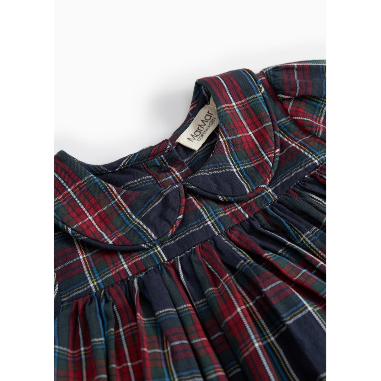 MarMar Check Pilot Navy Check Dulla B LS Dress