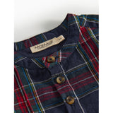 MarMar Check Pilot Navy Check Totoro Shirt