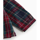 MarMar Check Pilot Navy Check Totoro Shirt