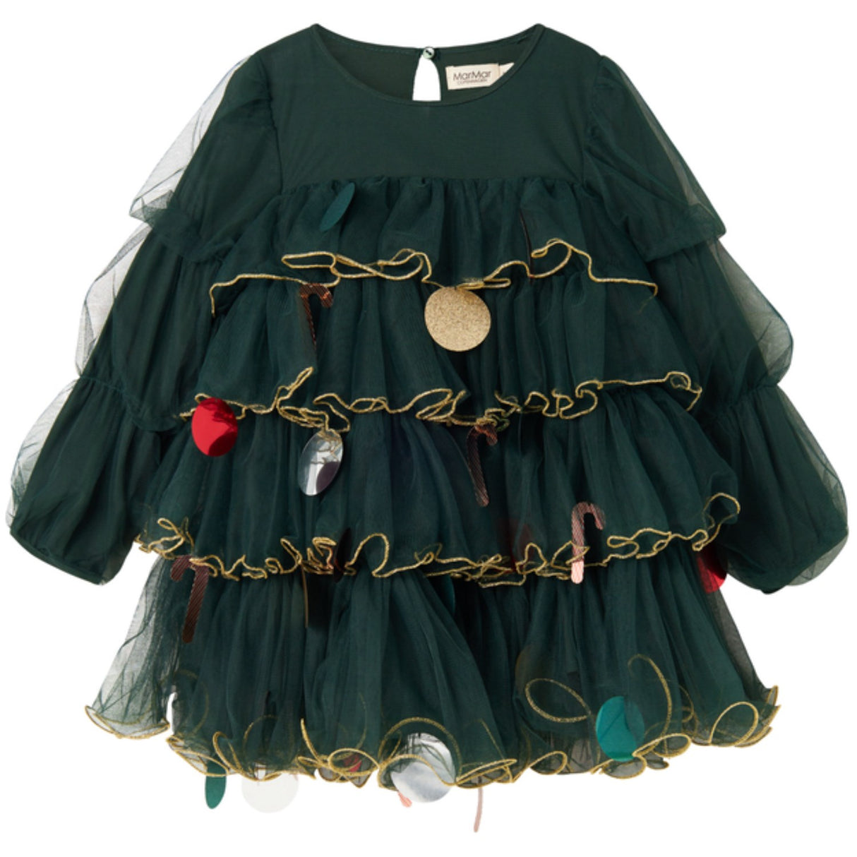 MarMar Ballerina Glitter Dark Leaf December Dress