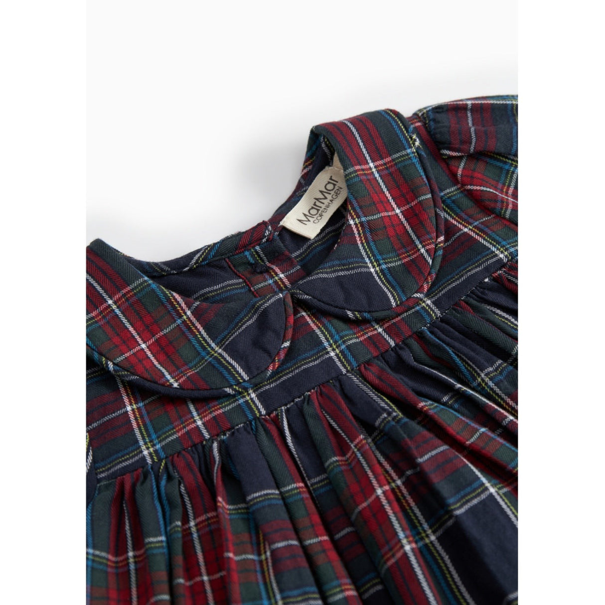 MarMar Check Pilot Navy Check Dulla B LS Dress
