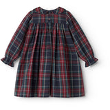 MarMar Check Pilot Navy Check Dulla B LS Dress