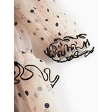 MarMar Tulle Black Dots Dakira LS Dress