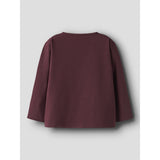 Name It Burgundy Nmfora Peppa Ls Nreg Top Box Cplg