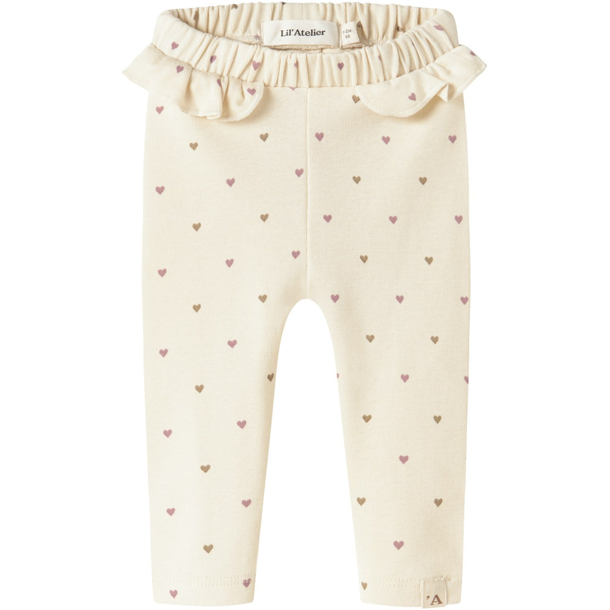 Lil'Atelier Turtledove Heart Nbflalo Tai Slim Leggings Lil