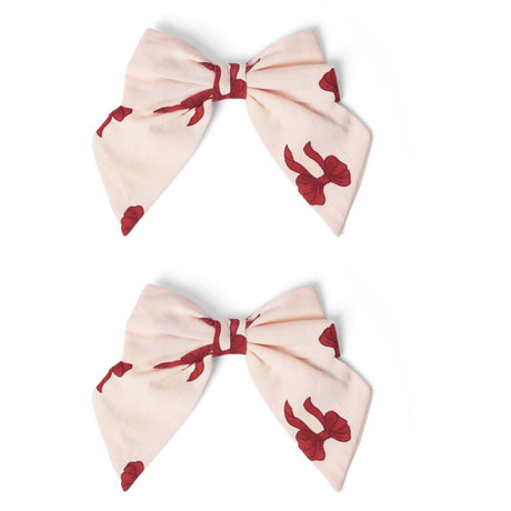 That's Mine Rouge Boucle Tori Hair Bow Clips - 2 Pack