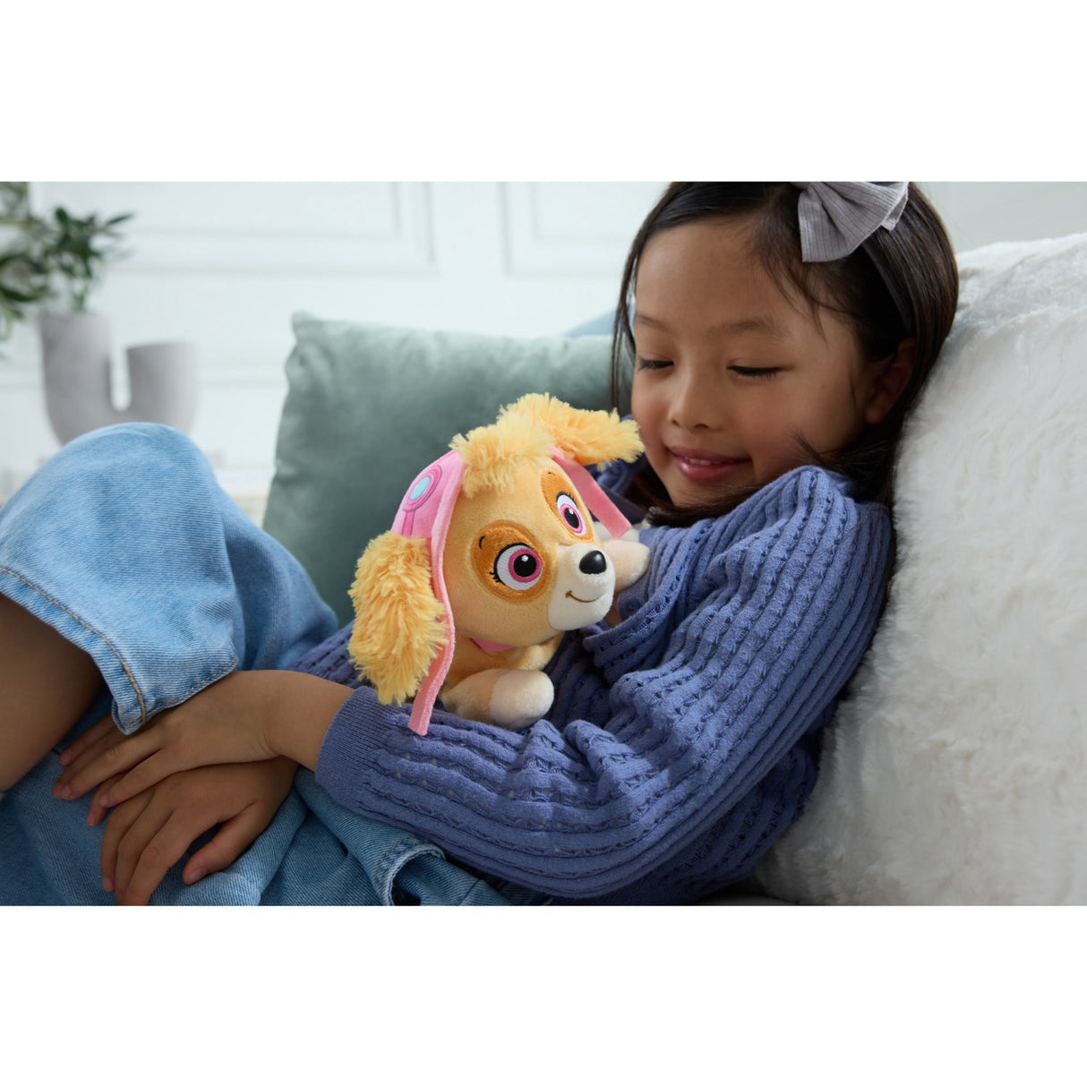 Paw Patrol Gund Hat & Halsbånd Plush 20 Cm Skye