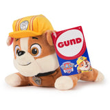 Paw Patrol Gund Hat & Halsbånd Plush 20 Cm Rubble