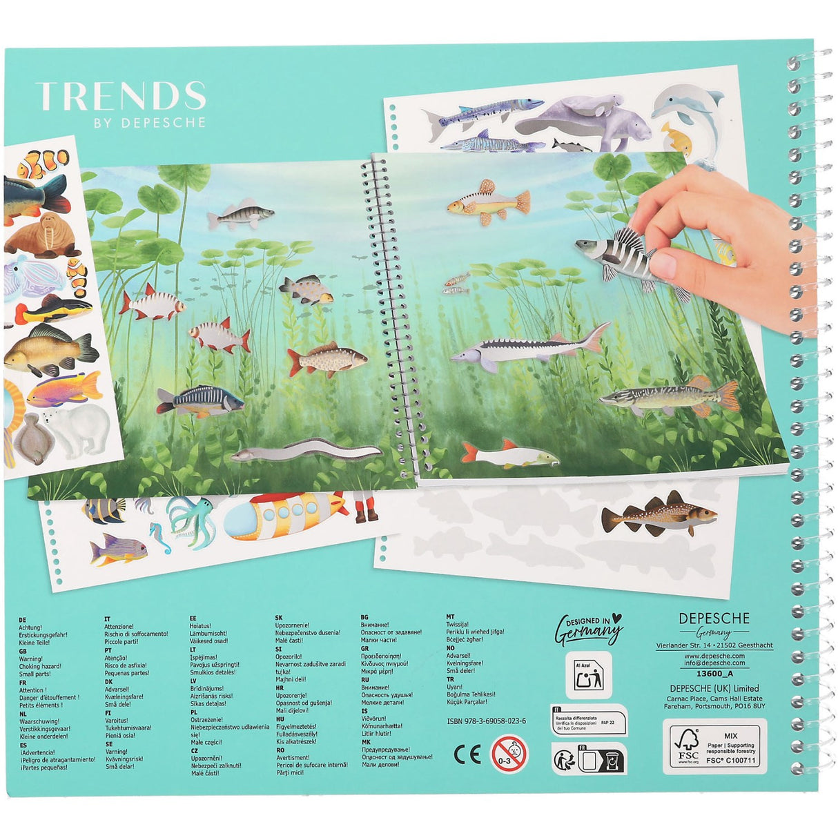 TRENDS by Depesche Create Your Ocean Life With Holofoil-Stickers