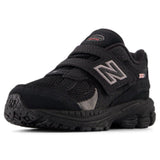 New Balance Black 2002 Kids Hook & Loop Sneakers