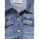 kids ONLY Medium Blue Denim Koglumi Ls Jacket Dnm Pim Noos