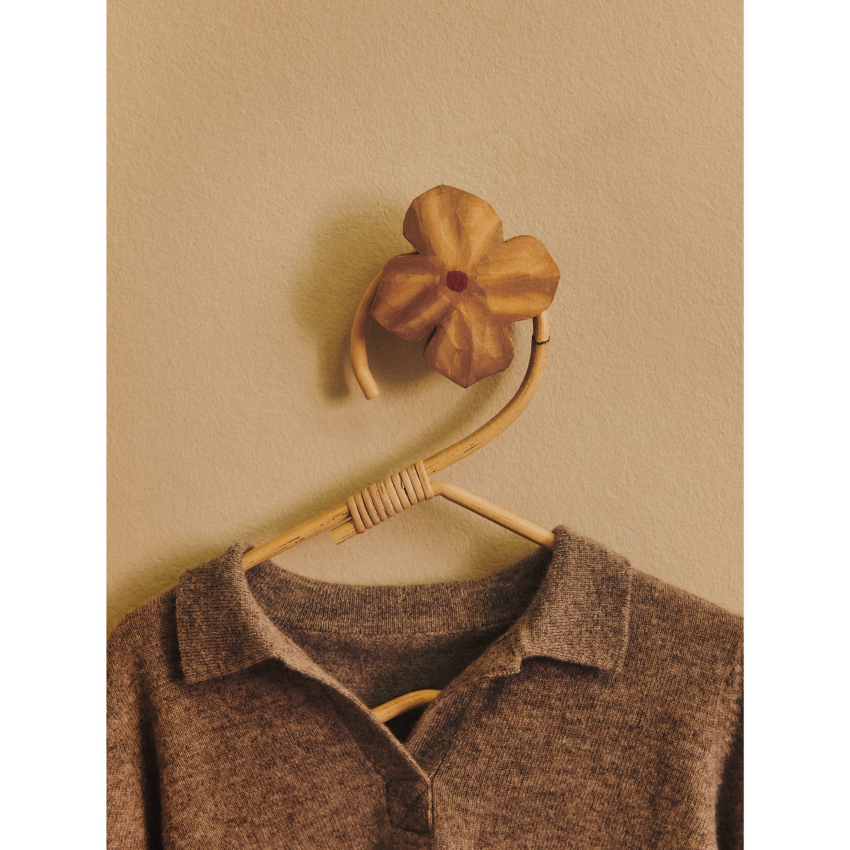 Ferm Living Rose Poesie Hand Carved Hook