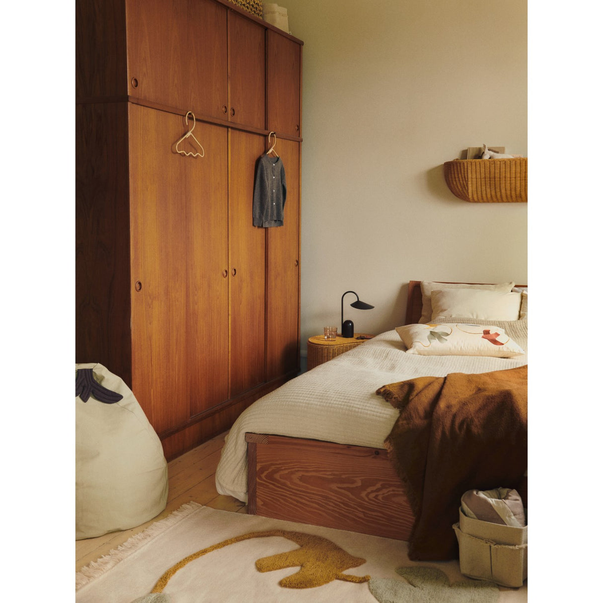 Ferm Living Natural Wavi Clothes Hangers 3-Pack