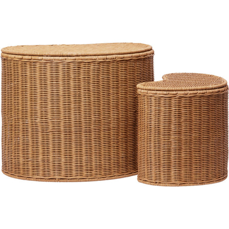 Ferm Living Natural Willora Braided Storage 2-Pack