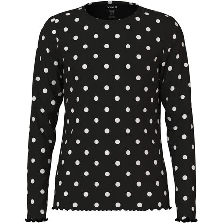 Name It Black Nkfsallie Ls Top