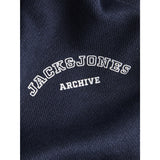 Jack & Jones Junior Navy Blazer Jjcollege Logo Sweat Hood Jnr