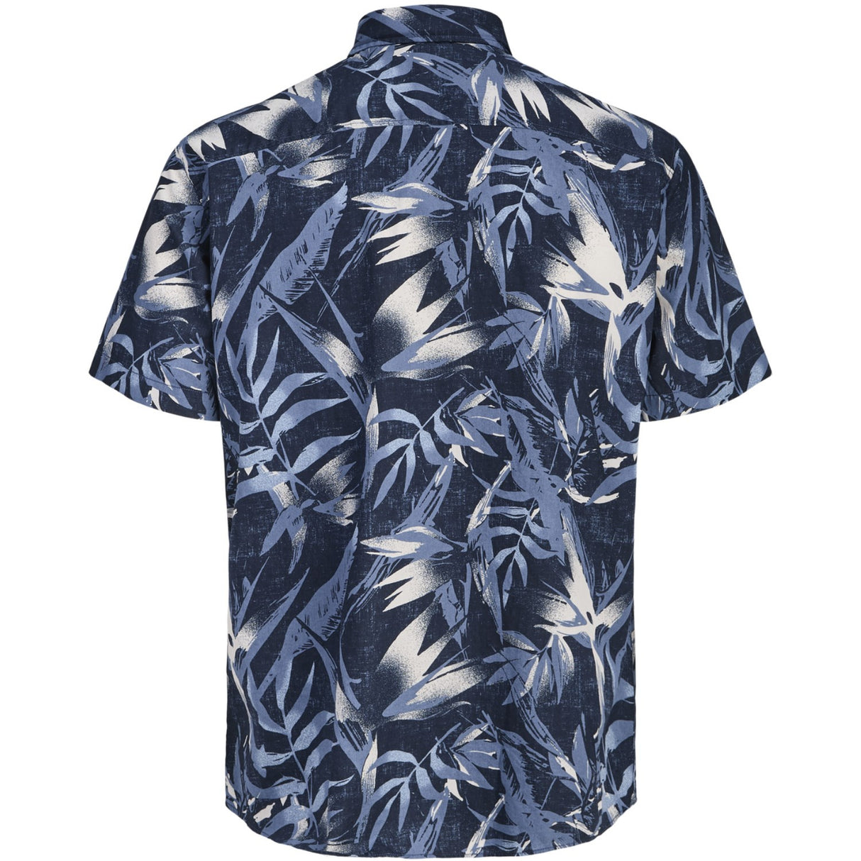 Jack & Jones Junior Navy Blazer Jjhonolulu Aop Shirt Ss Jnr