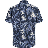 Jack & Jones Junior Navy Blazer Jjhonolulu Aop Shirt Ss Jnr