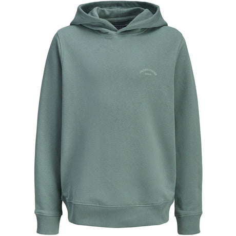 Jack & Jones Junior Mineral Blue Jjcollege Logo Sweat Hood Jnr