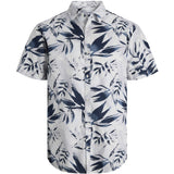 Jack & Jones Junior Cloud Dancer Jjhonolulu Aop Shirt Ss Jnr
