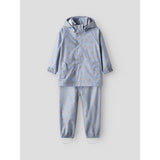 Lil'Atelier Zen Blue Swan Nmfladry10 Rain Set Aop Fo Lil