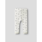 Lil'Atelier Coconut Milk Bell Flower Nbfgayo Sag Slim Leggings Lil