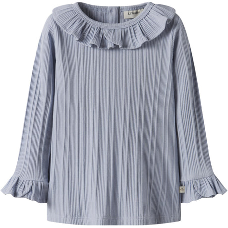 Lil'Atelier Zen Blue Nmftansy Ls Slim Top Lil