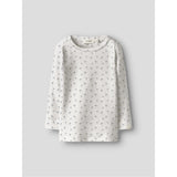 Lil'Atelier Coconut Milk Bell Flower Nmfgayo Sag Ls Slim Top Lil