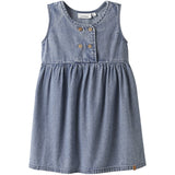 Lil'Atelier Medium Blue Denim Nmftaya Sl Dnm Spencer 1166-Fd Lil