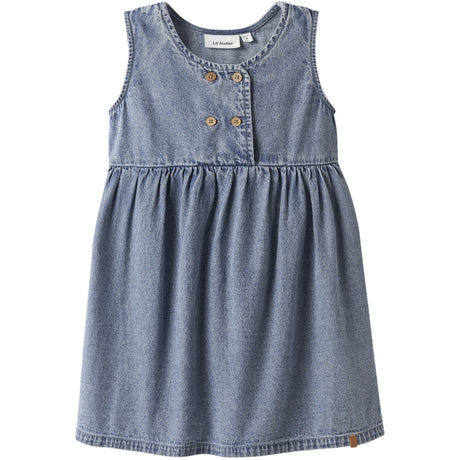 Lil'Atelier Medium Blue Denim Nmftaya Sl Dnm Spencer 1166-Fd Lil