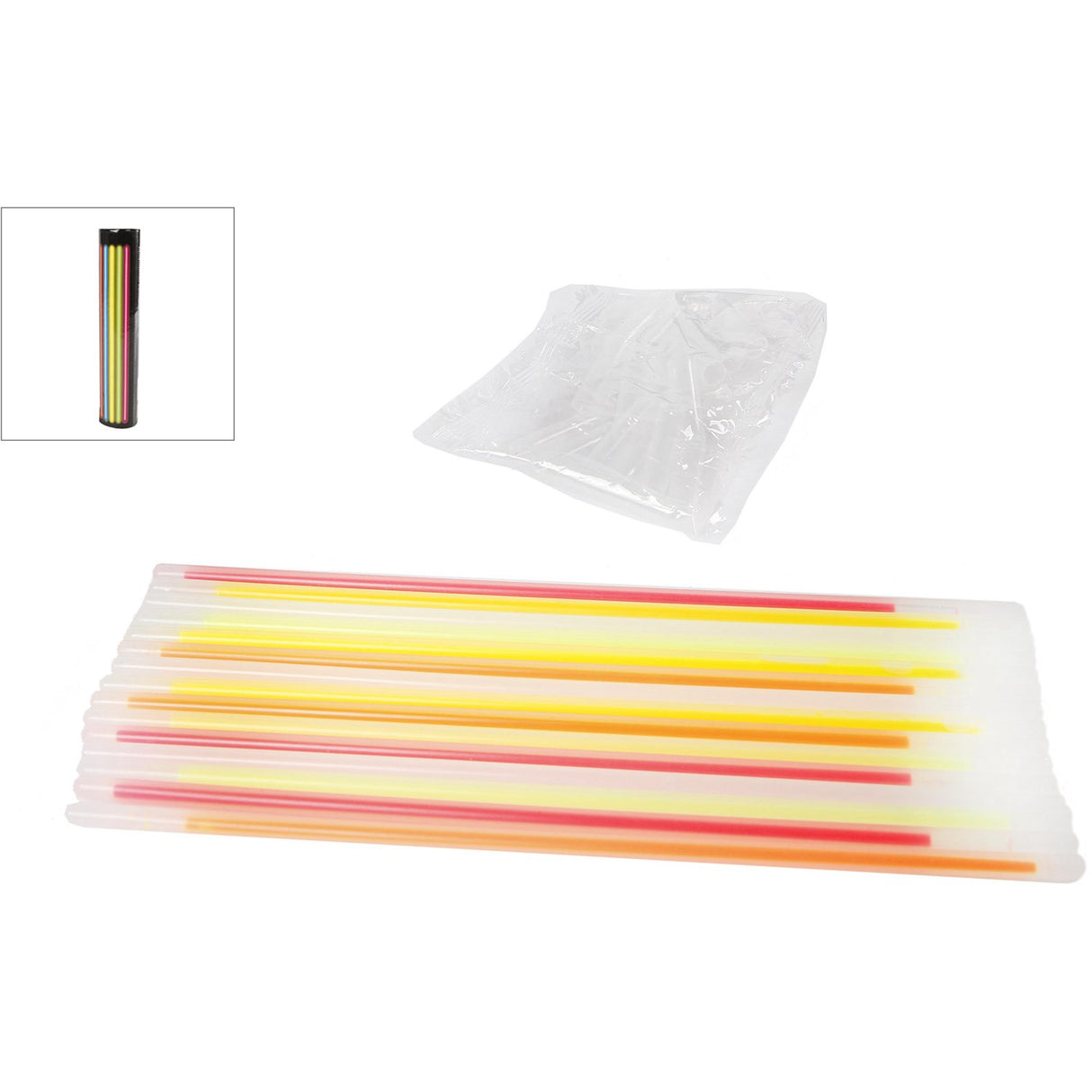 Pocket Money Glow Sticks 50 Pieces In Tube 20 Cm