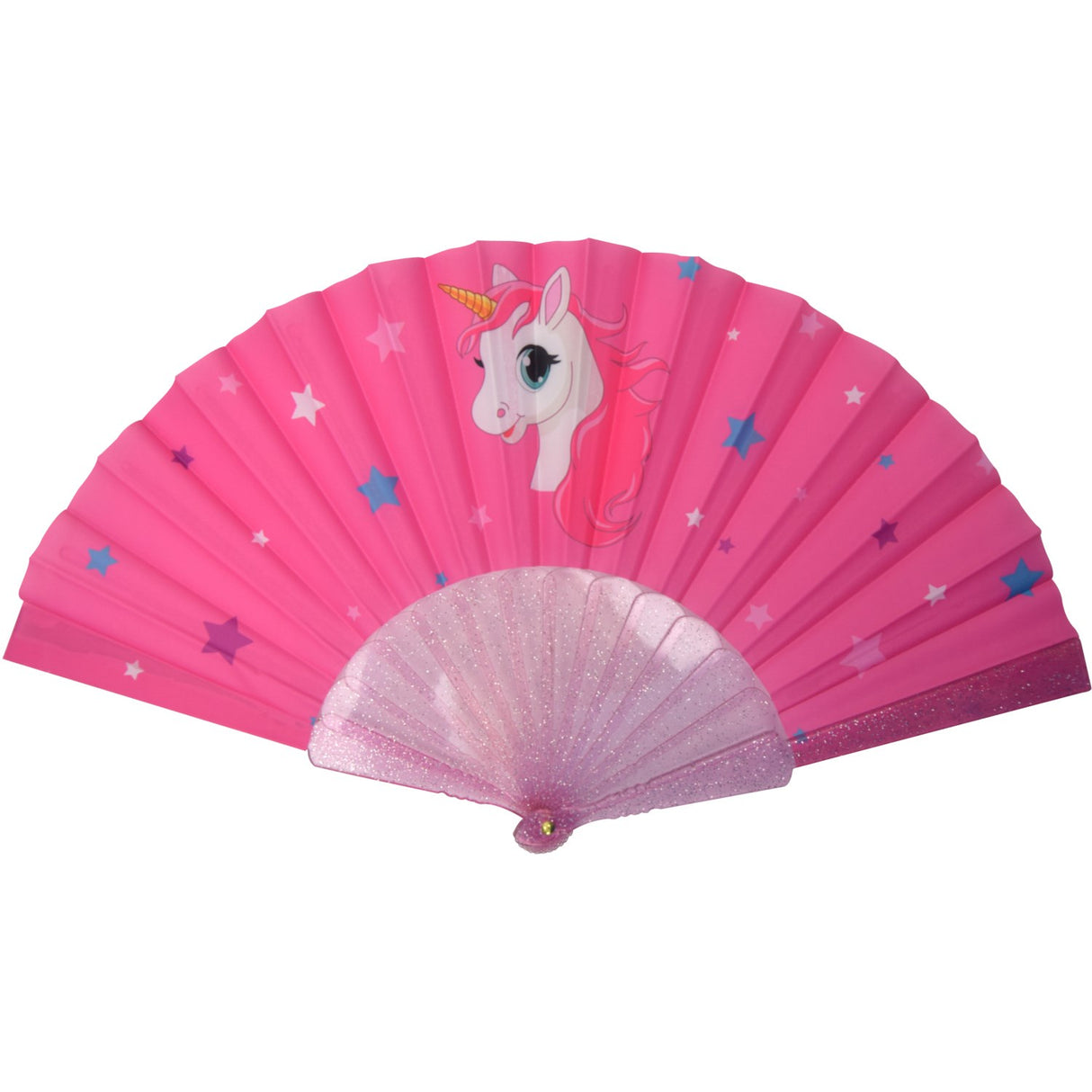 Pocket Money Unicorn Hand Fan Asst. CDU