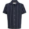Jack & Jones Junior Sky Captain Stripes Jorcoba Stripe Resort Shirt Ss Sn Jnr