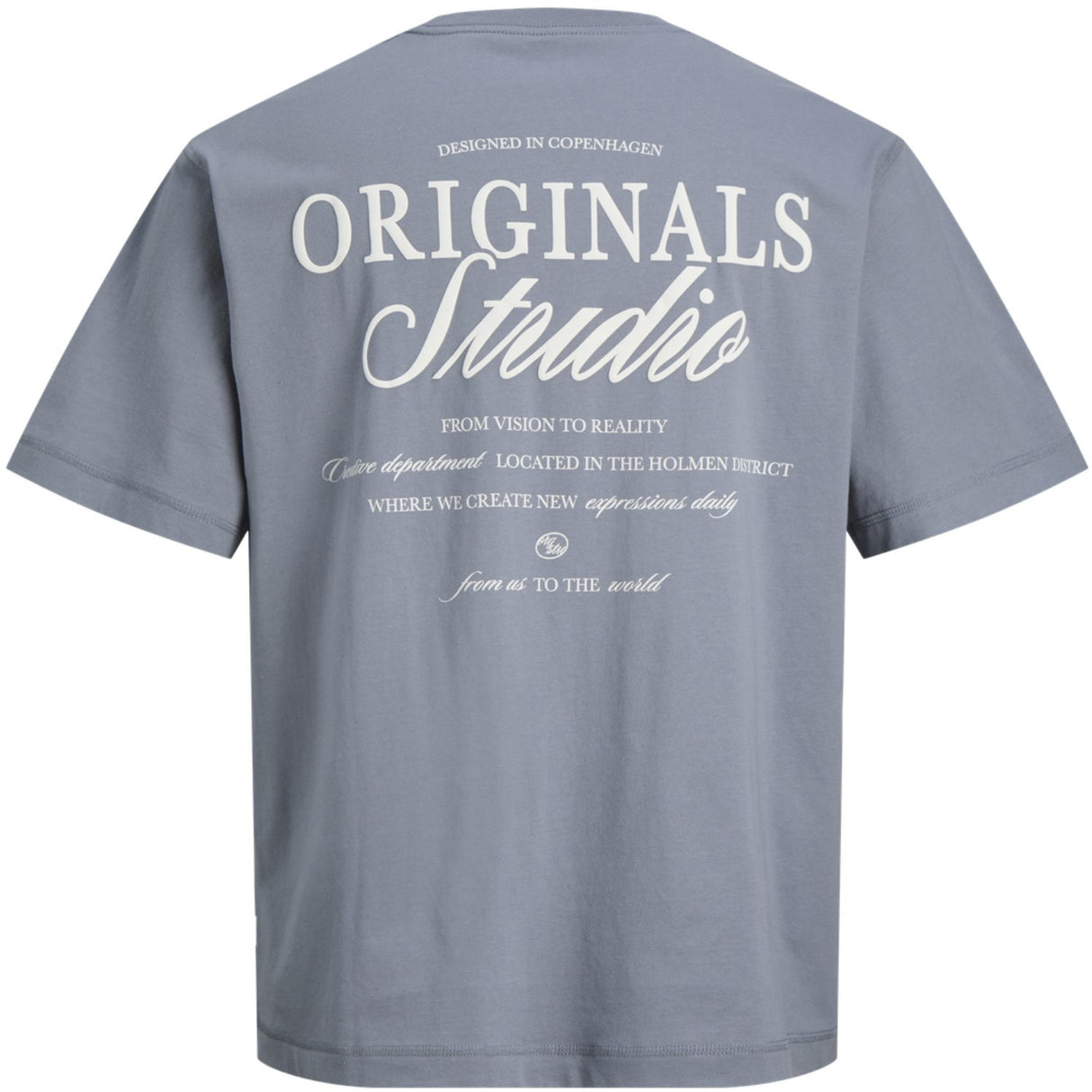 Jack & Jones Junior Tradewinds Jornorrebro Typo Tee Ss Crew Neck Sn Jnr