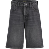 Jack & Jones Junior Black Denim Jjialex Jjoriginal Shorts Sq 175 Sn Jnr