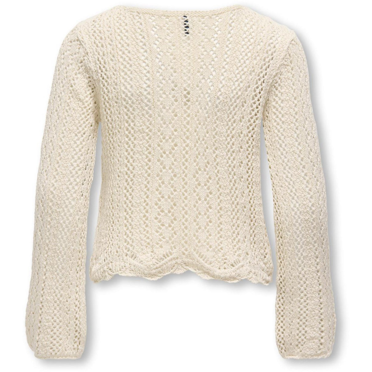 kids ONLY Ecru Kognola Wa Life L/S Pullover Knt