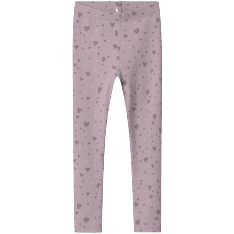 Name It Keepsake Lilac Nmfbheart Xsl Leggings