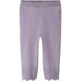 Name It Lavender Gray Nbfbrit Knit Pants