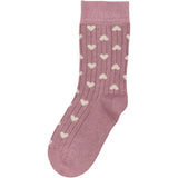 minipop® Pale Pink/Off White MiniPop® Bamboo Heart Socks