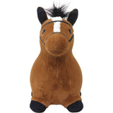 KREA® Hop & Bounce Plush Hest Brun