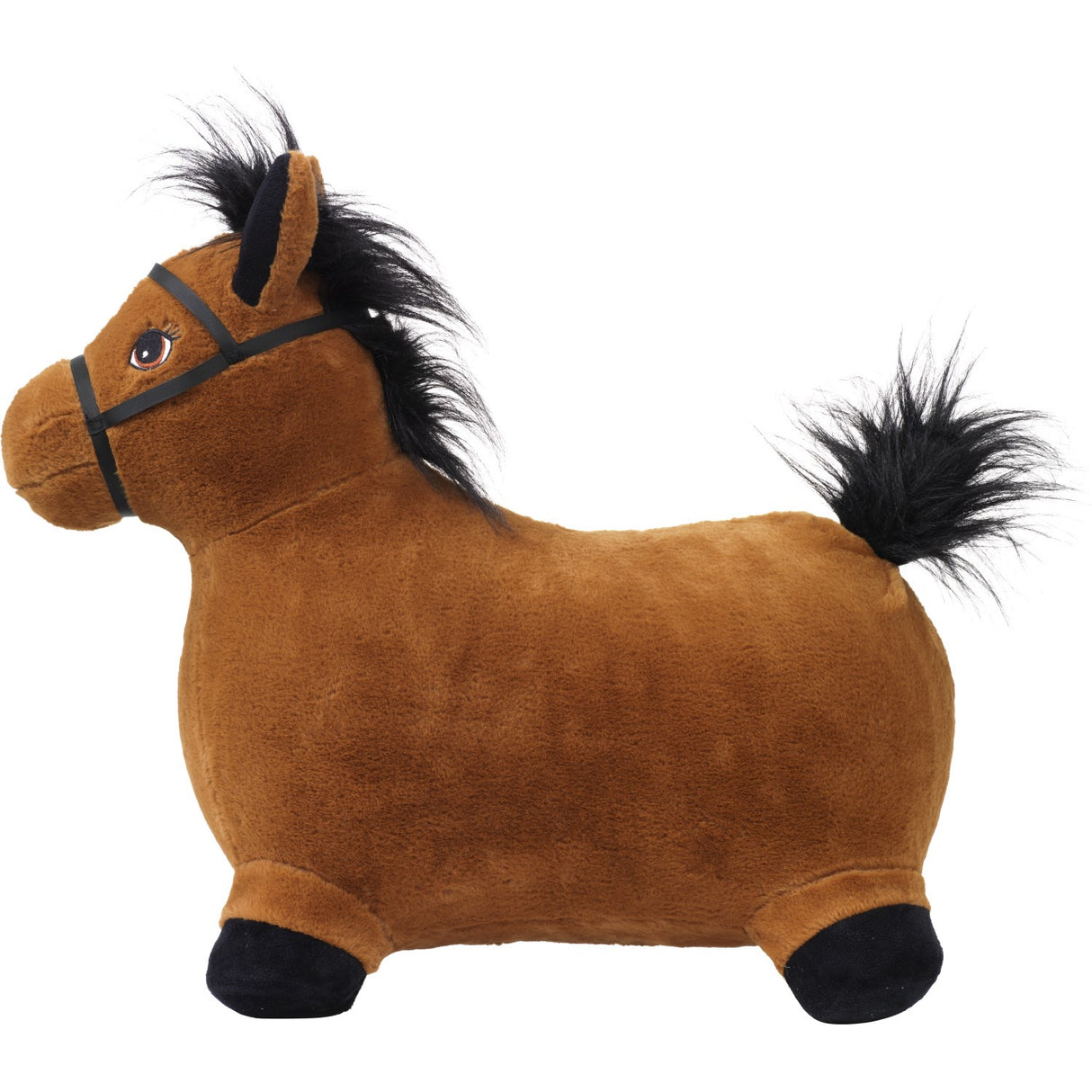 KREA® Hop & Bounce Plush Hest Brun