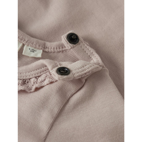 Lil'Atelier Peach Whip Nbflayo Sup Ls Slim Body Solid Lil