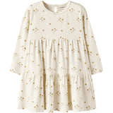 Lil'Atelier Coconut Milk Flower Yellow Nmflayo Sif Ls Dress Lil