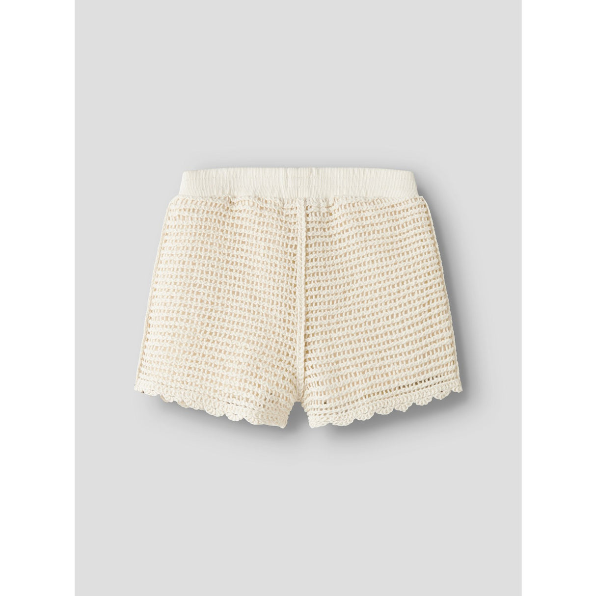 Lil'Atelier Coconut Milk Nmfflora Knit Shorts Lil