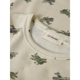 Lil'Atelier Coconut Milk Airplane Nmmlayo Geu Ls Slim Top Lil